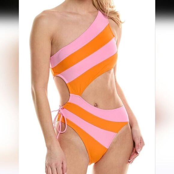 Solid & Striped The Randall Butterluxe Colorblock One Piece Swimsuit Size Medium - Picture 14 of 15